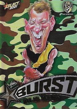 2021 Select AFL Footy Stars - Starburst Caricatures Camo #SBC54 Dylan Grimes Front